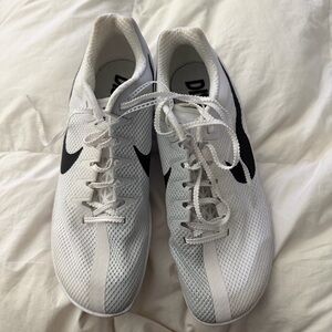 Nike Men's Athletic White and Black distance track & field